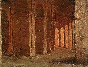 august malmstrom det inre av colosseum i rom USA oil painting artist